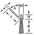 Weather Strip Brush Mounts