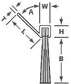 Weather Strip Brush Mounts