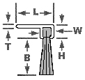 Weather Strip Brush Mounts