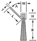 Weather Strip Brush Mounts