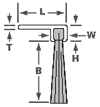 Weather Strip Brush Mounts