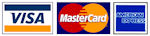 Visa Mastercard and American Express